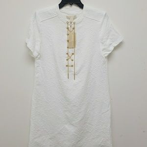 Michael Kors Cream Chain Link Dress Sz. Med NWT